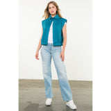 QUILTED ZIP UP VEST