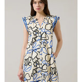 LEYLA RUFFLE MINI DRESS