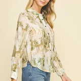 FRENCH SCENIC PRINT TOP (additional colors)
