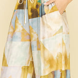 WATERCOLOR PRINT PANTS
