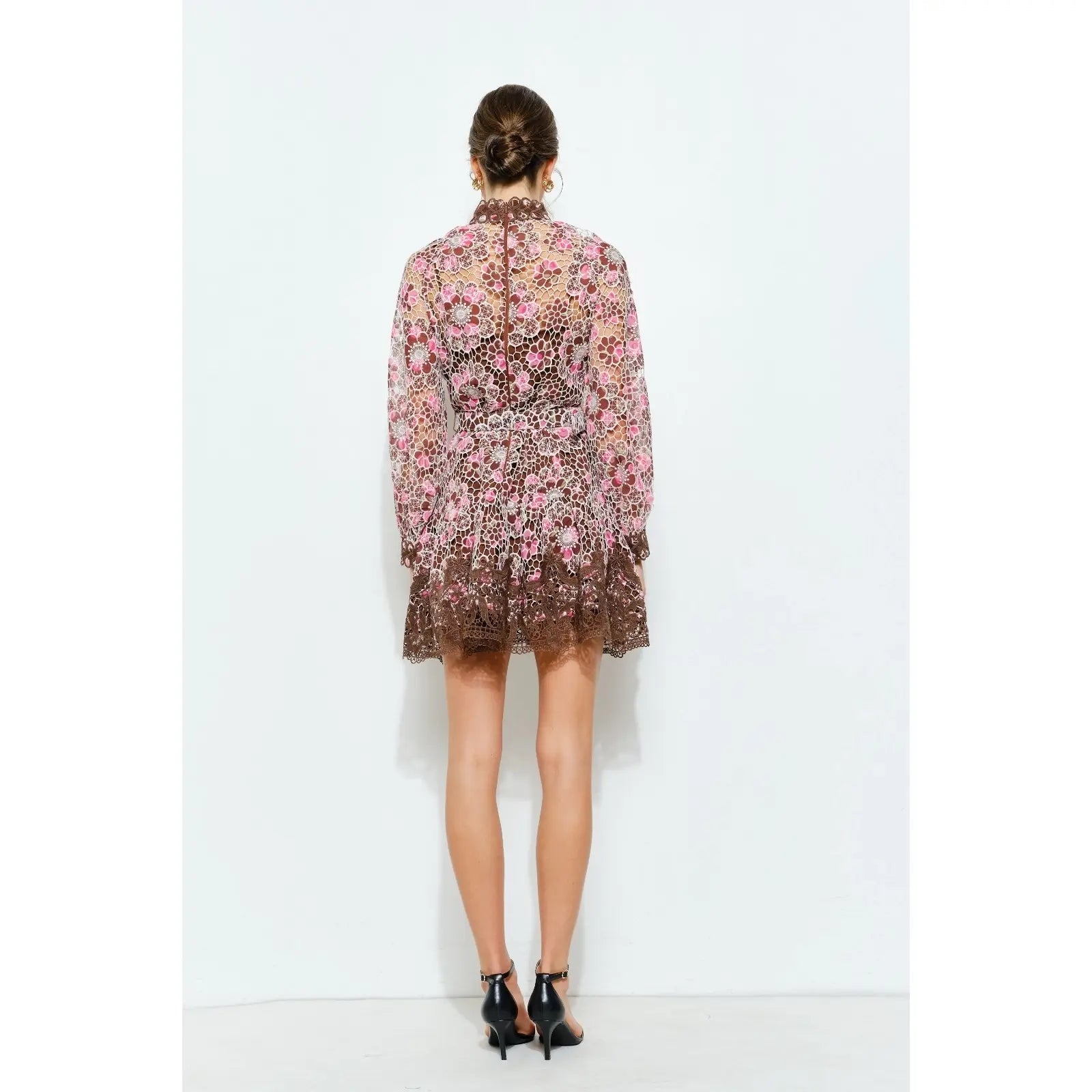 CHOCOLATE ORCHID MINI DRESS