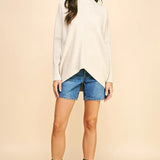 TURTLE NECK LONG SLEEVE SWEATER