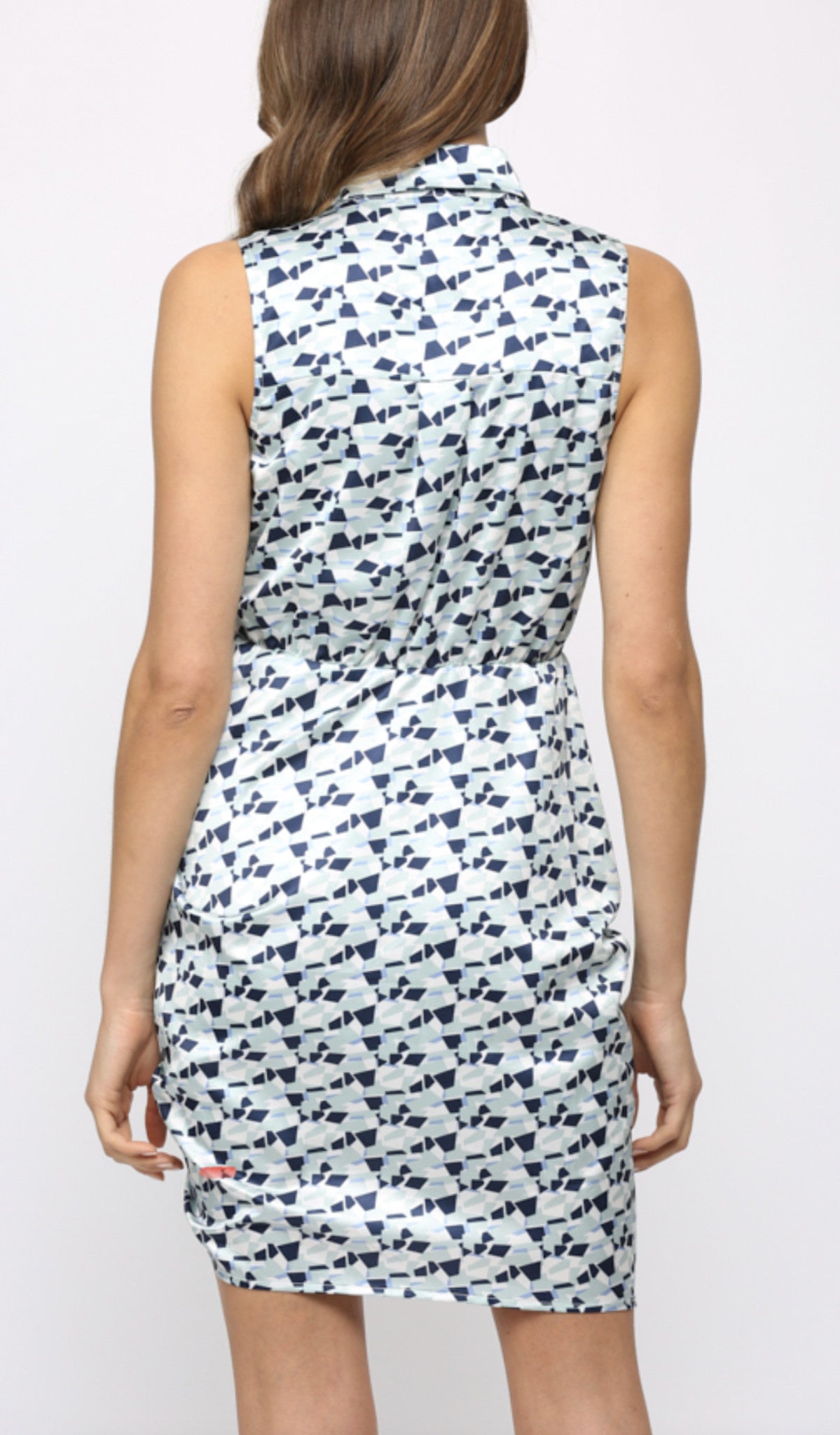 FRONT KNOT SHIRT DRESS