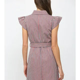 ELLA BUTTON DOWN MINI DRESS