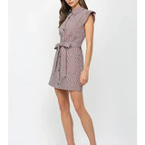 ELLA BUTTON DOWN MINI DRESS