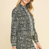 PRINT BUTTON DOWN AND SHORT SET