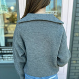 HALF ZIP SWEATER