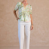 TROPICAL PRINT SSLV TOP