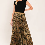 Leopard Maxi Skirt