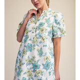 VINTAGE FLORAL MINI DRESS