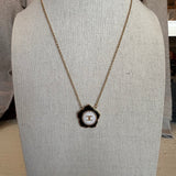 Chanel Button Necklace Small