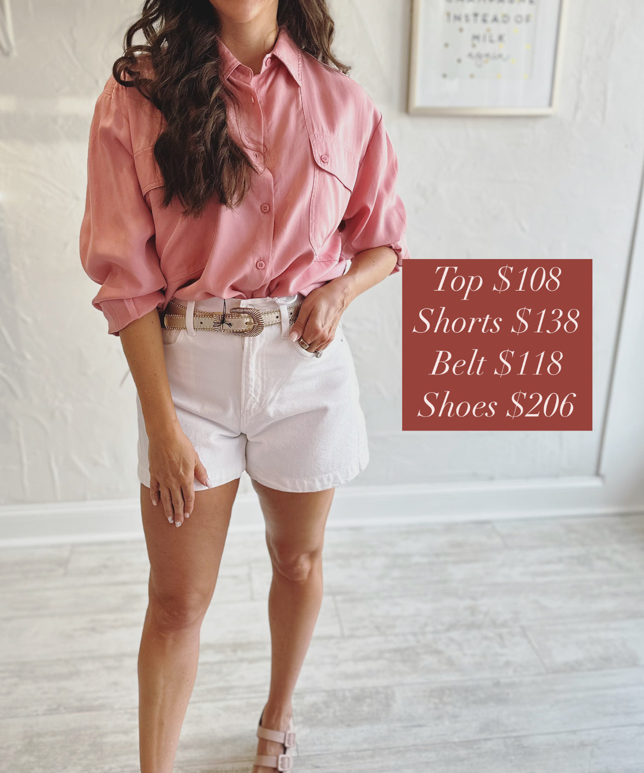 VIVIENNE WOVEN SHIRT ROSE PALE XS