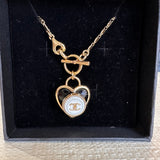 Chanel Button Necklace Med.