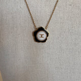 Chanel Button Necklace Small