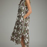 BENETT PRINT MIDI DRESS