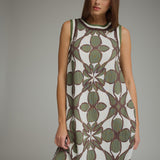 BENETT PRINT MIDI DRESS