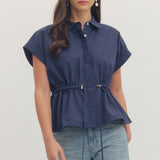 MEG ELASTIC BLOUSE