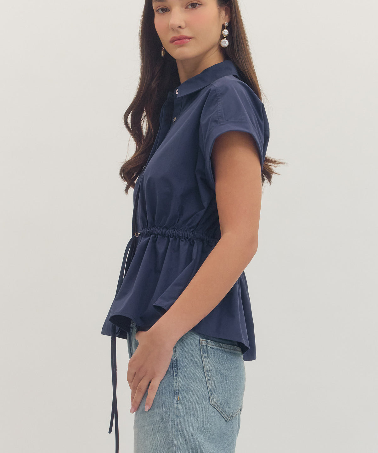 MEG ELASTIC BLOUSE