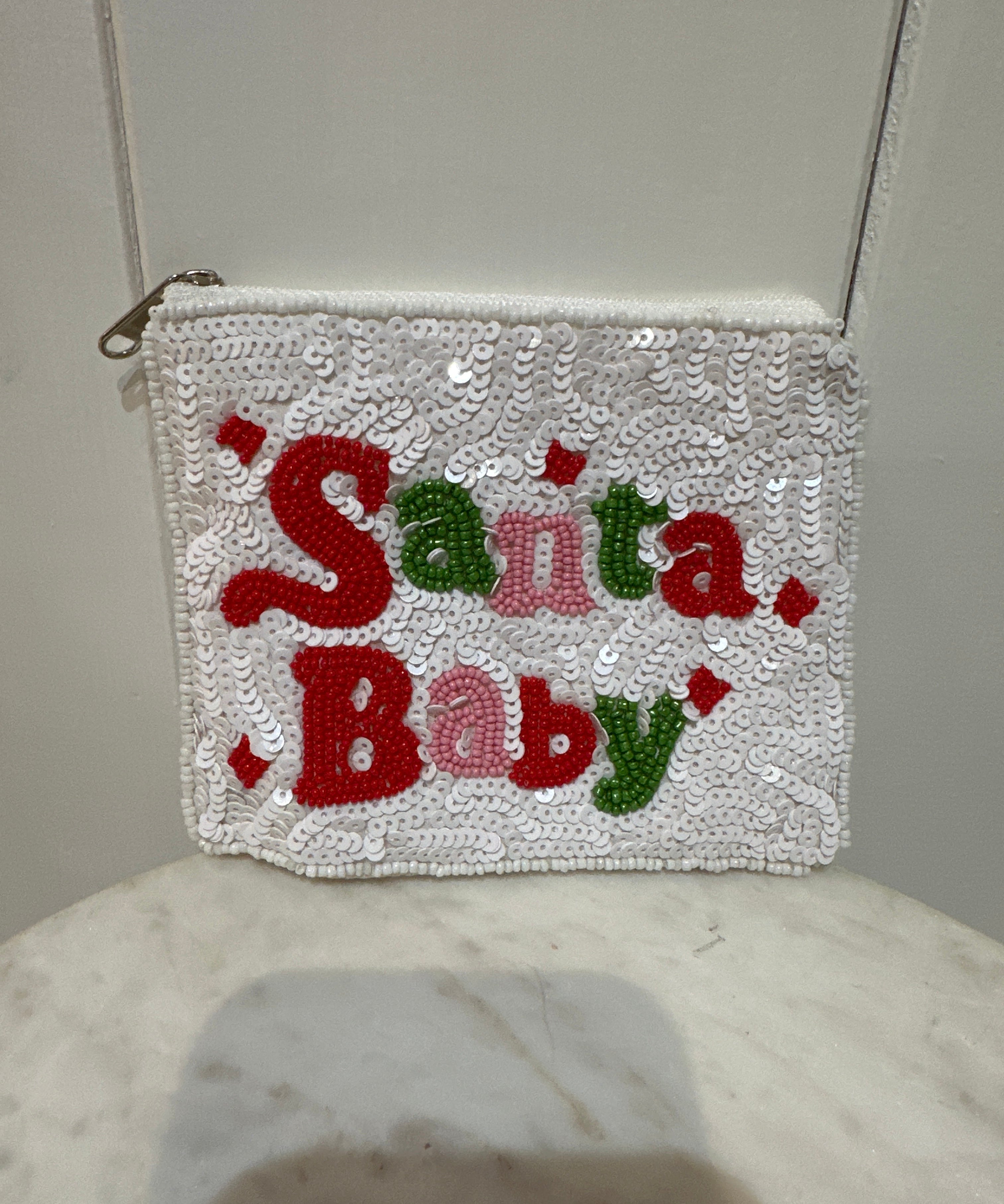 BEADED COIN PURSES HALLOWEEN GHOST