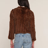 Rosa Faux Fur Jacket Ginger