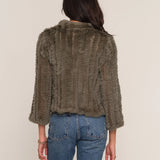 Rosa Faux Fur Jacket Moss