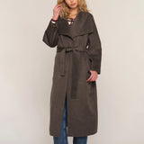 Kravitz Olive Long Coat