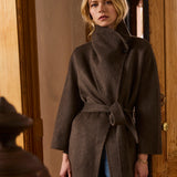 Kravitz Olive Long Coat