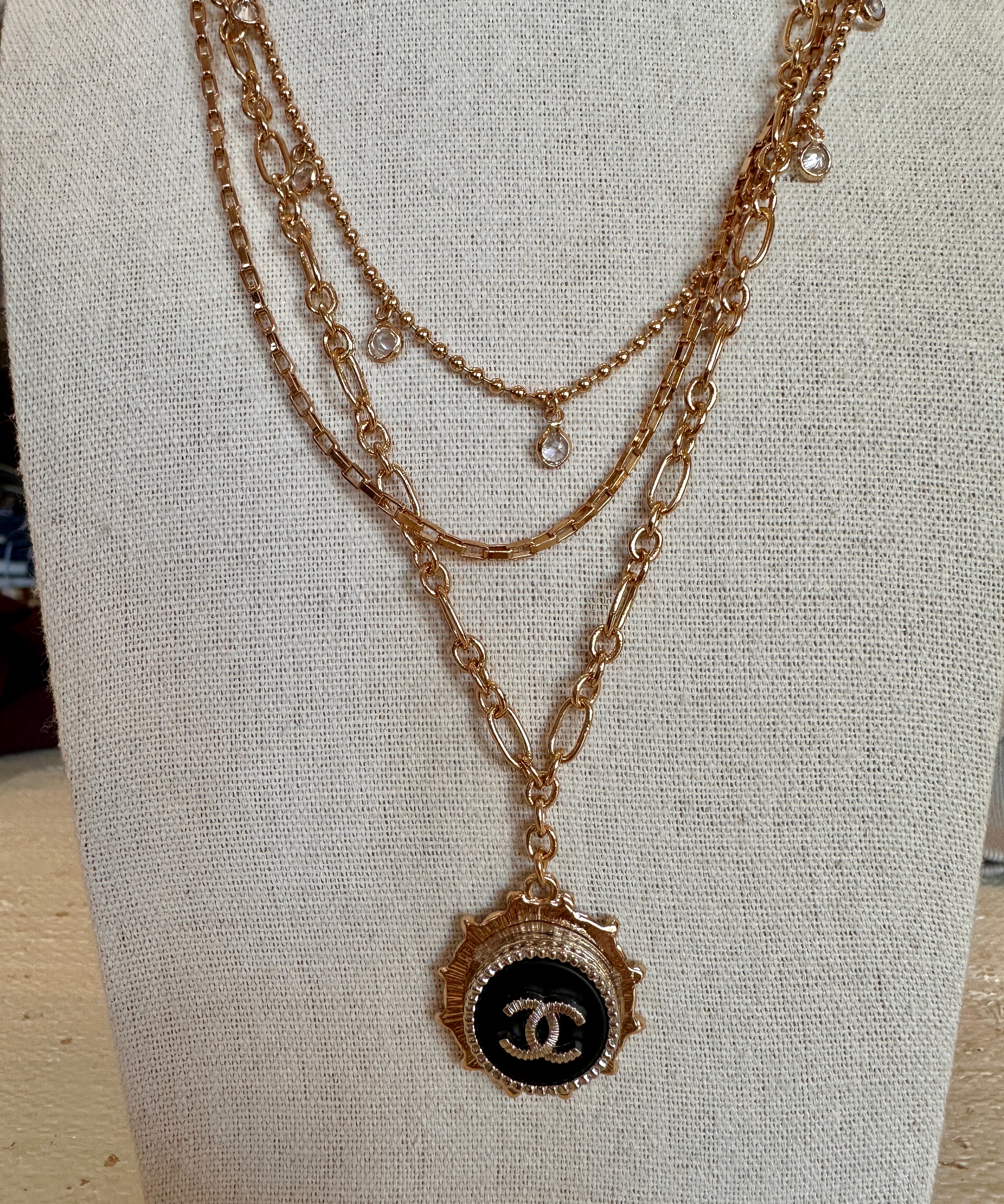 Chanel Multi Chain Necklace