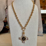 Chanel Cross Statement Necklace