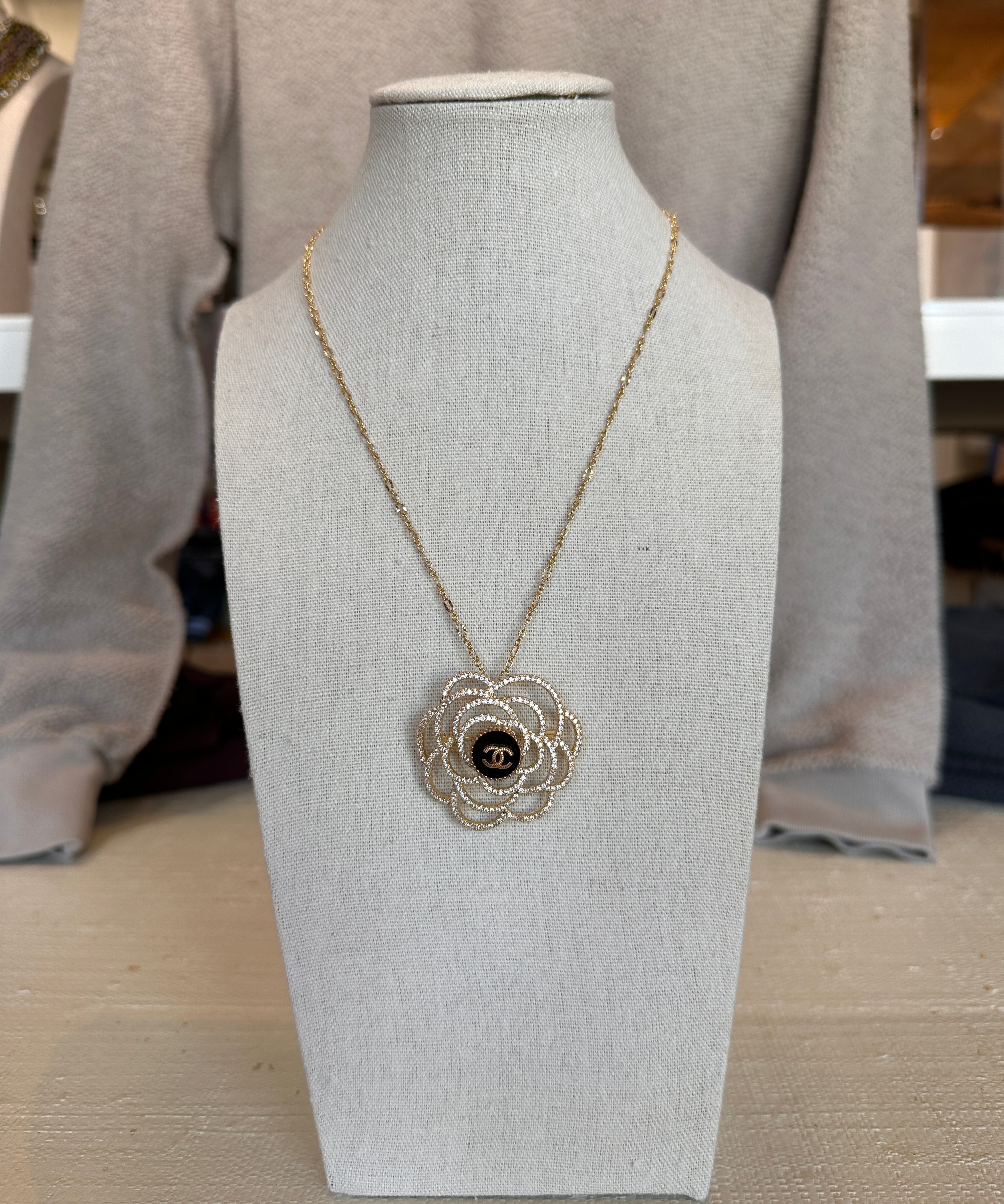 Chanel Broach Necklace