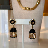 Chanel Black Chandelier Earring