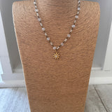 Crystal Rosary Necklace