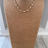 Crystal layering necklace