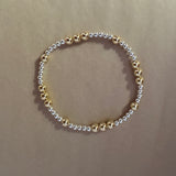3mm Gold Filled & Sterling silver Bracelet