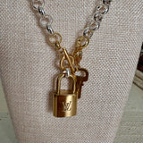 Mega Polo LV Lock Necklace