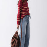 Washed Denim Trouser