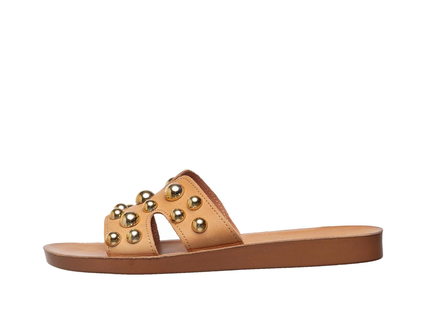 Studded flat sandal