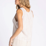 HYDRANGEA EYELET TOP