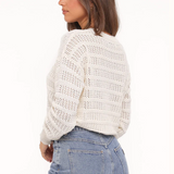 FAVIA OPEN STITCH SWEATER