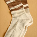 Retro Stripe Crew Socks