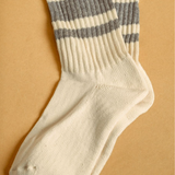Retro Stripe Crew Socks