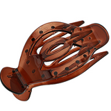 Lg Brown Flat Clip