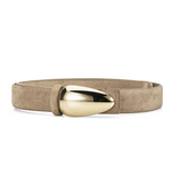 Suede Buckle Belt