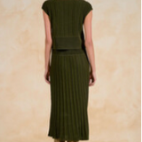 Knit Cap Sleeve Dress