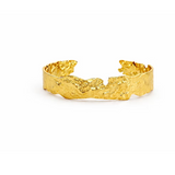 HAMMERED CUFF BRACELET THICK
