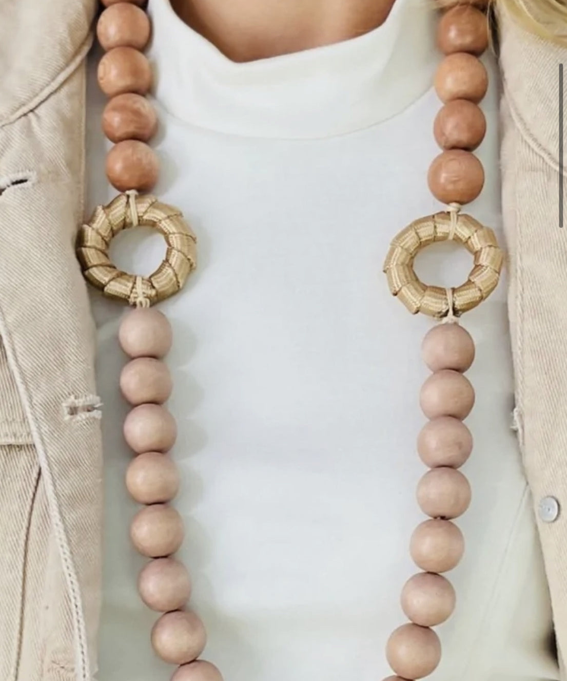 ELLE  TAN NECKLACE