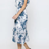 TIE DYE CHIFFON DRESS