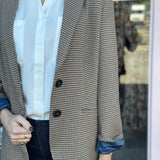 NOELIE HOUNDSTOOTH BLAZER