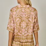BOTANICAL PRINT SHORT SET