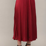 PLEATED MIDI SKIRT